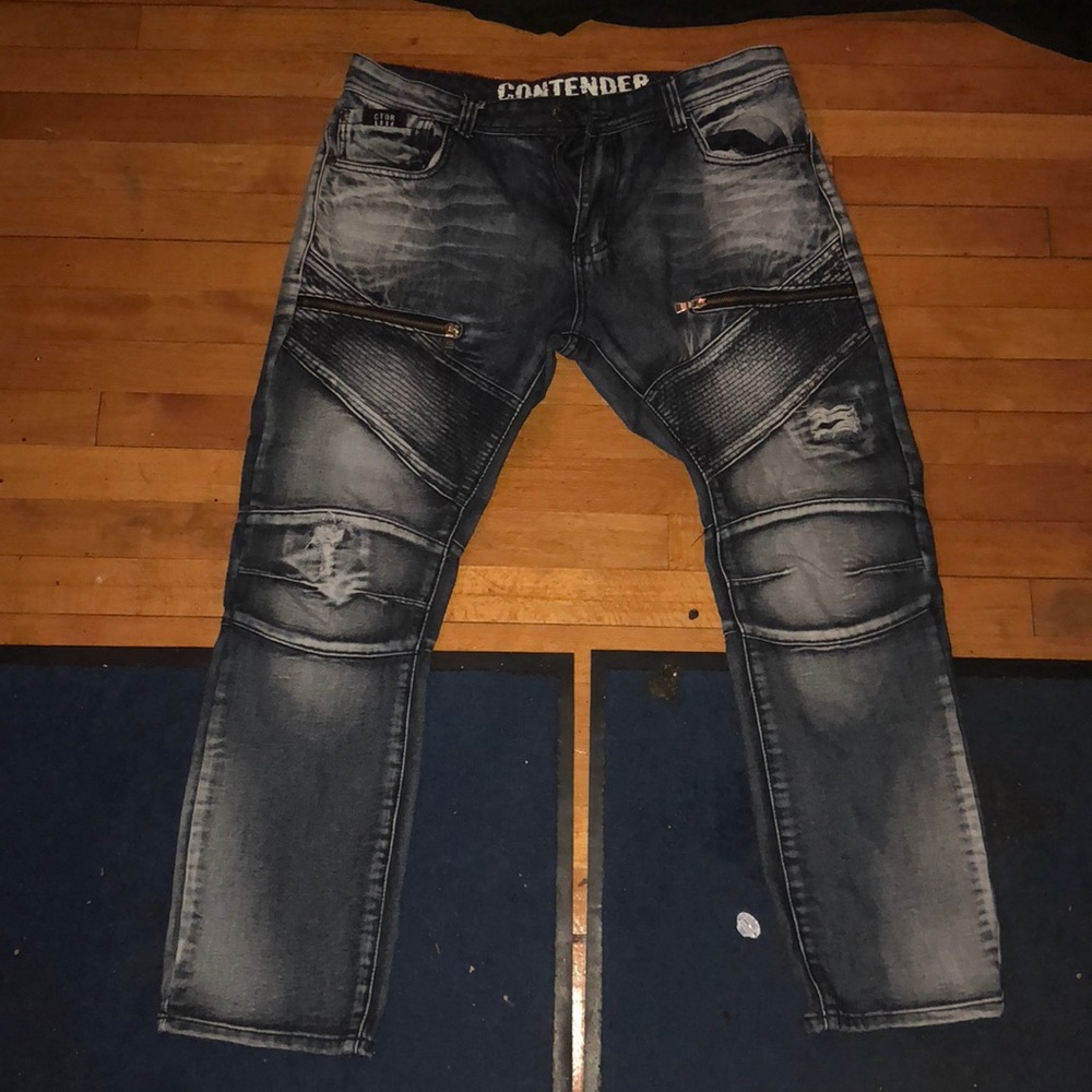 Biker jeans